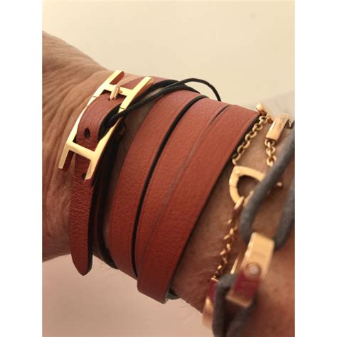 prix bracelet cuir hermes|bracelet Hermes femme prix.